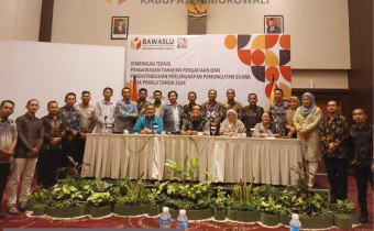 BAWASLU MOROWALI HADIRI BIMTEK PENGAWASAN TAHAPAN PENGADAAN DAN PENDISTRIBUSIAN PERLENGKAPAN PEMUNGUTAN SUARA PADA PEMILU TAHUN 2024
