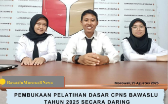 Pembukaan Latsar CPNS Bawaslu tahun 2025 
