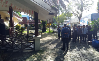 Bawaslu Morawali melakukan apel pagi Senin tanggal 17 November 2025 